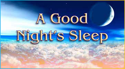 Importance of a Good Night's Sleep: Ian Bond, Registered Clinical ...